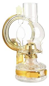 Brilagi - Petrolejová lampa se zrcadlem MERLIN lesklá zlatá