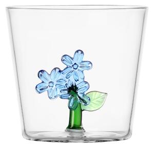 Ichendorf Milano designové sklenice na vodu Botanica Tumbler Light Blue Flower
