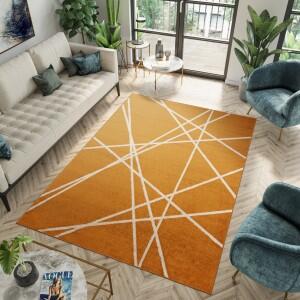 Makro Abra Moderní kusový koberec SPRING H175A Oranžový Rozměr: 80x150 cm