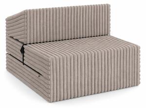 Rozkládací pohovka SUZI BÉŽOVÁ SZTRUKS 70x200 výška 14 cm