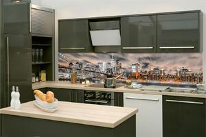 Samolepící tapety za kuchyňskou linku, rozměr 180 cm x 60 cm, noční Manhattan, DIMEX KI-180-117