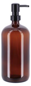 Dávkovač mýdla Amber, hnědá/ s černými prvky, 1000 ml
