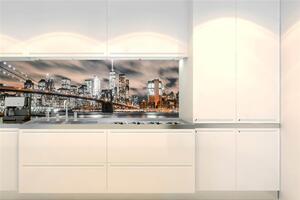 Samolepící tapety za kuchyňskou linku, rozměr 180 cm x 60 cm, noční Manhattan, DIMEX KI-180-117