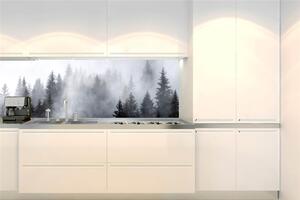 Samolepící tapety za kuchyňskou linku, rozměr 180 cm x 60 cm, les v mlze, DIMEX KI-180-143