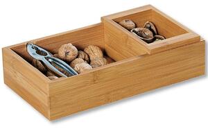 Dřevěný box na ořechy s louskáčkem Nut, 30x16x7,5 cm
