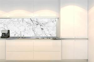 Samolepící tapety za kuchyňskou linku, rozměr 350 cm x 60 cm, bílý mramor, DIMEX KI-350-156