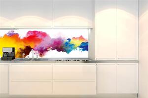 Samolepící tapety za kuchyňskou linku, rozměr 180 cm x 60 cm, barevný abstrakt, DIMEX KI-180-159