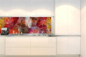 Samolepící tapety za kuchyňskou linku, rozměr 350 cm x 60 cm, barevná abstraktní zeď, DIMEX KI-350-160