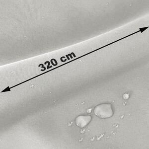 Vodu odpuzující oxfordová látka s teflonovou úpravou, 165 g/m², šíře 320 cm, světle šedá