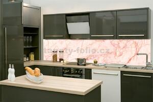 Samolepící tapety za kuchyňskou linku, rozměr 180 cm x 60 cm, růžový mramor, DIMEX KI-180-157