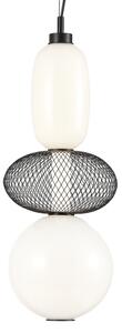 LED Lustr na lanku ARAME LED/23W/230V pr. 22 cm černá