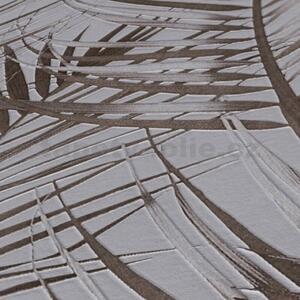Vliesové tapety na zeď Attractive2 39038-1, rozměr 10,05 m x 0,53 m, palmové listy hnědé, A.S. Création