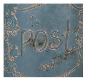 Zelenomodrá poštovní schránka Antic Line Lettres Bleue