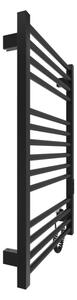 Koupelnový žebříkový radiátor HF DERBY 170W/230V 77x53 cm černá IP44