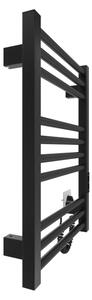 Koupelnový žebříkový radiátor HF DERBY 100W/230V 57x43 cm černá
