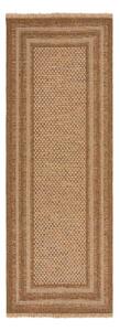 Venkovní běhoun v přírodní barvě 80x230 cm Layla Border – Flair Rugs