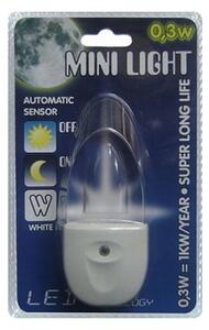 Svítidlo do zásuvky MINI-LIGHT (bílé světlo)