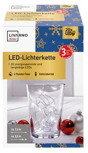 LIVARNO HOME Světelný LED řetěz (studená bílá) (100336510003)