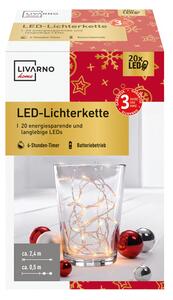LIVARNO HOME Světelný LED řetěz (teplá bílá) (100336510001)
