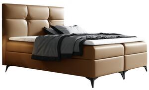 Kontinentální postel Durian, Rozměr postele: 140x200, Barva:: ekokůže Soft 011 (černá) Mirjan24 5902928125498
