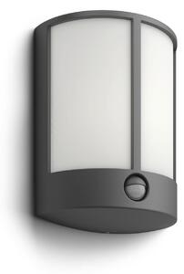 Philips Stock IR moderní venkovní LED nástěnné svítidlo s čidlem, antracit 915005194501