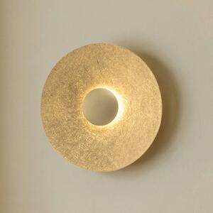 SIGMA LED nástěnné světlo Sole S, Ø 44 cm, zlatá barva, ocel, 3 000 K, Mosaz / zlato, Obývací pokoj / jídelna, kov