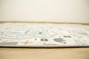 Makro Abra Dětský kusový koberec ULIČKY 04 pastelový Rozměr: 200x300 cm