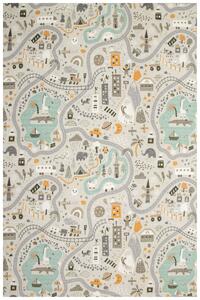 Makro Abra Dětský kusový koberec ULIČKY 04 pastelový Rozměr: 150x250 cm