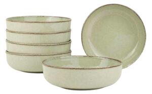 Světle zelené porcelánové misky v sadě 6 ks 75 ml – Hermia
