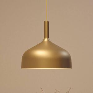 Paulmann Závěsné světlo Embla II, zlatá, Ø 30 cm, kov, stmívatelný, Mosaz / zlato, Obývací pokoj / jídelna, kov, Moderní