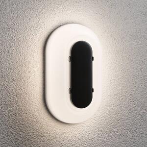 Paulmann LED nástěnné světlo Elunor, antracitová, výška 21 cm,, stmívatelný, Černá, Plast, Moderní