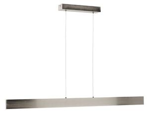 LED závěsné svítidlo ve stříbrné barvě s kovovým stínidlem Boadella – Kave Home