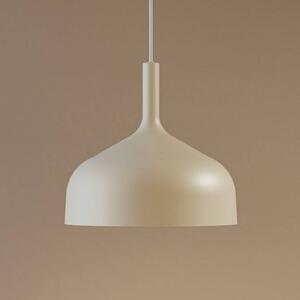 Paulmann Závěsné světlo Embla II, krémová, Ø 30 cm, kov, stmívatelný, Krémová / jantar, Obývací pokoj / jídelna, kov, Moderní