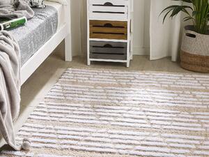 Bavlněný koberec 120x180 cm béžový AHIRLI