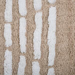 Bavlněný koberec 120x180 cm béžový AHIRLI