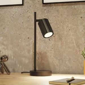 Paulmann Stolní lampa Lirena, matná černá, výška 35 cm, kov, Černá, Obývací pokoj / jídelna, kov, Moderní