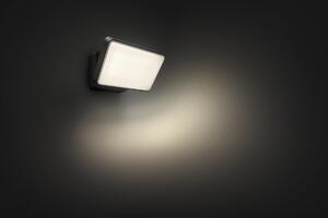 PHILIPS HUE Venkovní LED reflektor HUE WELCOME, 2x20,5W, teplá bílá, hranatý, černý, IP44 8719514382763