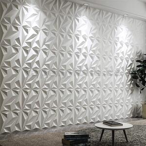 Obkladové panely 3D PVC 10137, cena za kus, rozměr 500 x 500 mm, Iceberg, IMPOL TRADE
