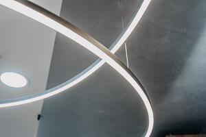 Ideal Lux LED Závěsné svítidlo Oracle slim round 3000k, Ø 90 Barva: Bílá, Stmívání, řízení: DALI/PUSH
