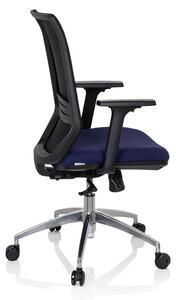 Hjh OFFICE Kancelářská židle PROFONDO (černá/modrá) (100337180002)