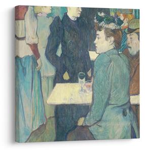 Obraz - Henri de Toulouse-Lautrec, A Corner of the Moulin de la Galette, reprodukce (30x30 cm)