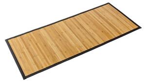 LIVARNO home Bambusový koberec, 57 x 130 cm (přírodní/černá) (100337570001)