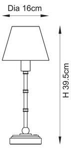 Endon 114800 - LED Stm. nabíjecí stolní lampa BURLEY LED/1,5W/5V mosaz/zelená