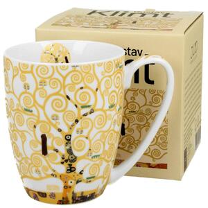 Porcelánový hrnek Klimt Ecru Tree Of Life 350 ml