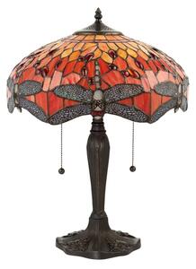 Endon 64093 - Stolní lampa Tiffany DRAGONFLY 2xE27/60W/230V pr. 41 cm