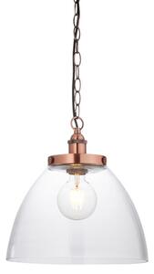 Endon 106895 - Lustr na řetězu HANSEN 1xE27/10W/230V měděná