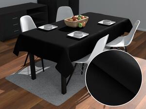 Biante Velký teflonový obdélníkový ubrus TF-108 Černý bez vzoru 240x280 cm