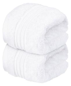 Möve by Livarno Home Luxusní ručník pro hosty, 30 x 50 cm, 2 kusy (bílá) (100337983006)