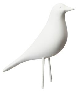 Dekorativní ptáček Bird White 16 cm Wikholm Form