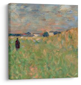 Obraz - Georges Seurat, A Summer Landscape, reprodukce (30x30 cm)